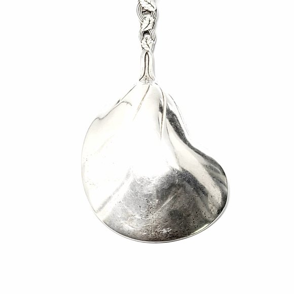 Antique Tiffany & Co. Silver Berry Pattern Casserole Spoon Gold Wash Bowl #8781 - Picture 7 of 9